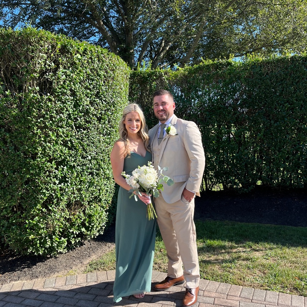 Azazie Manila Bridesmaid Dress in Eucalyptus